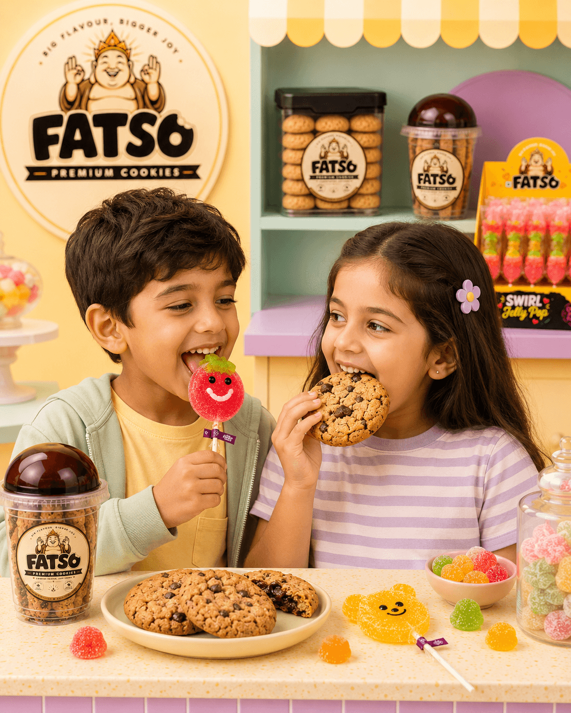 FatSo lollipop party display